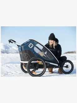 Hamax Outback Reclining Cykelanhænger, Navy/White