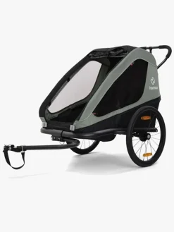 Hamax Traveller Cykelanhænger, Khaki Green/Black