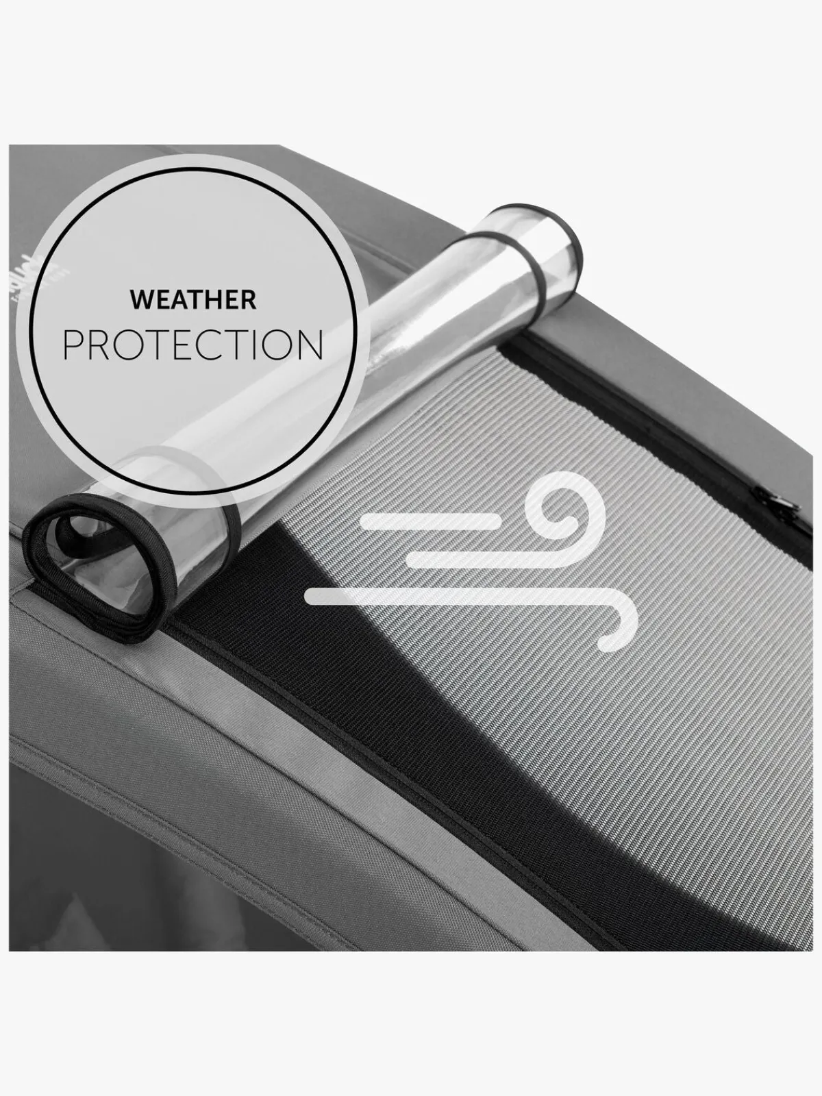 Hauck Aktivitetsvogne>Dryk Duo Cykelanhænger, Grey