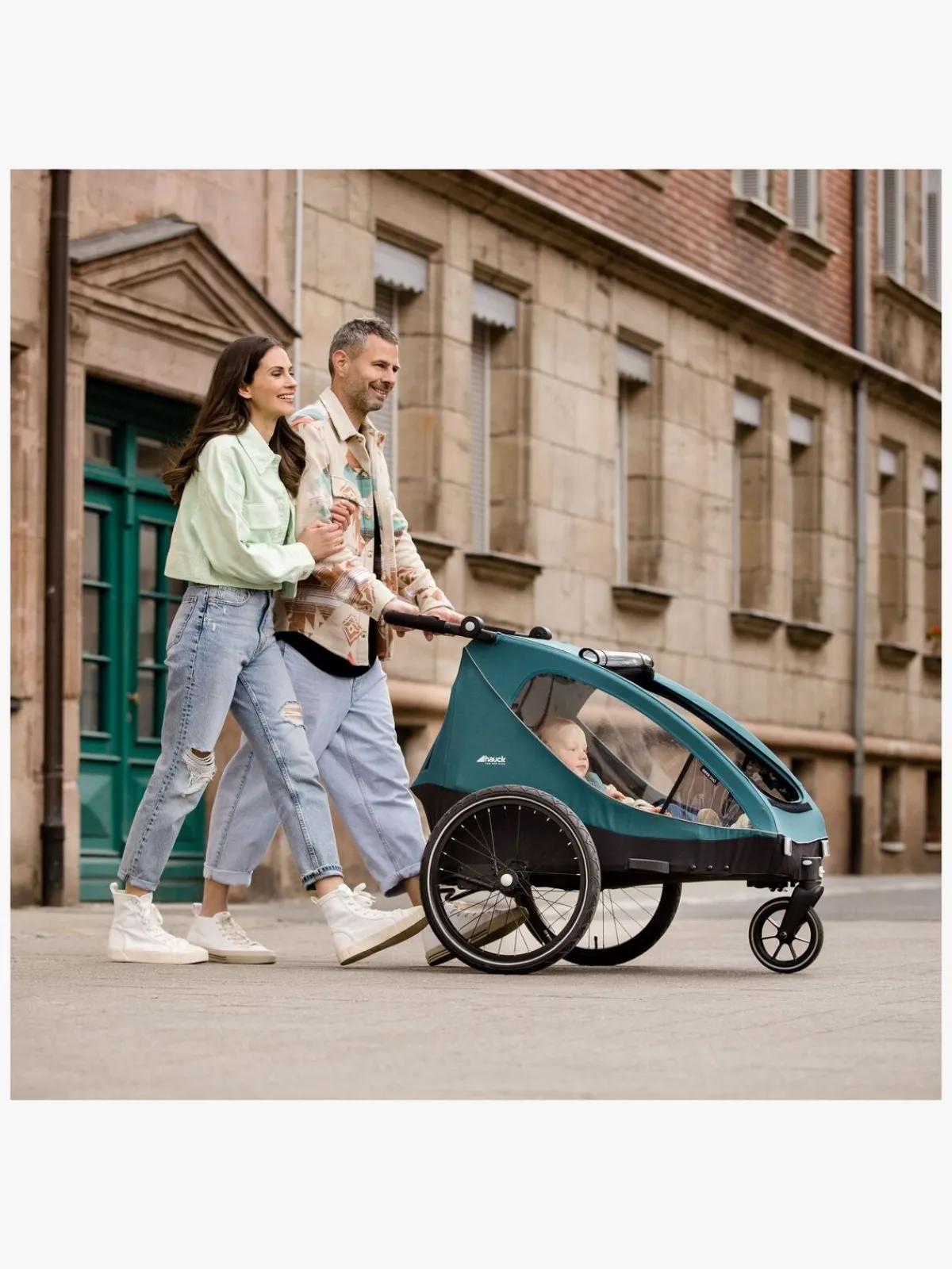 Hauck Aktivitetsvogne>Dryk Duo Cykelanhænger, Grey