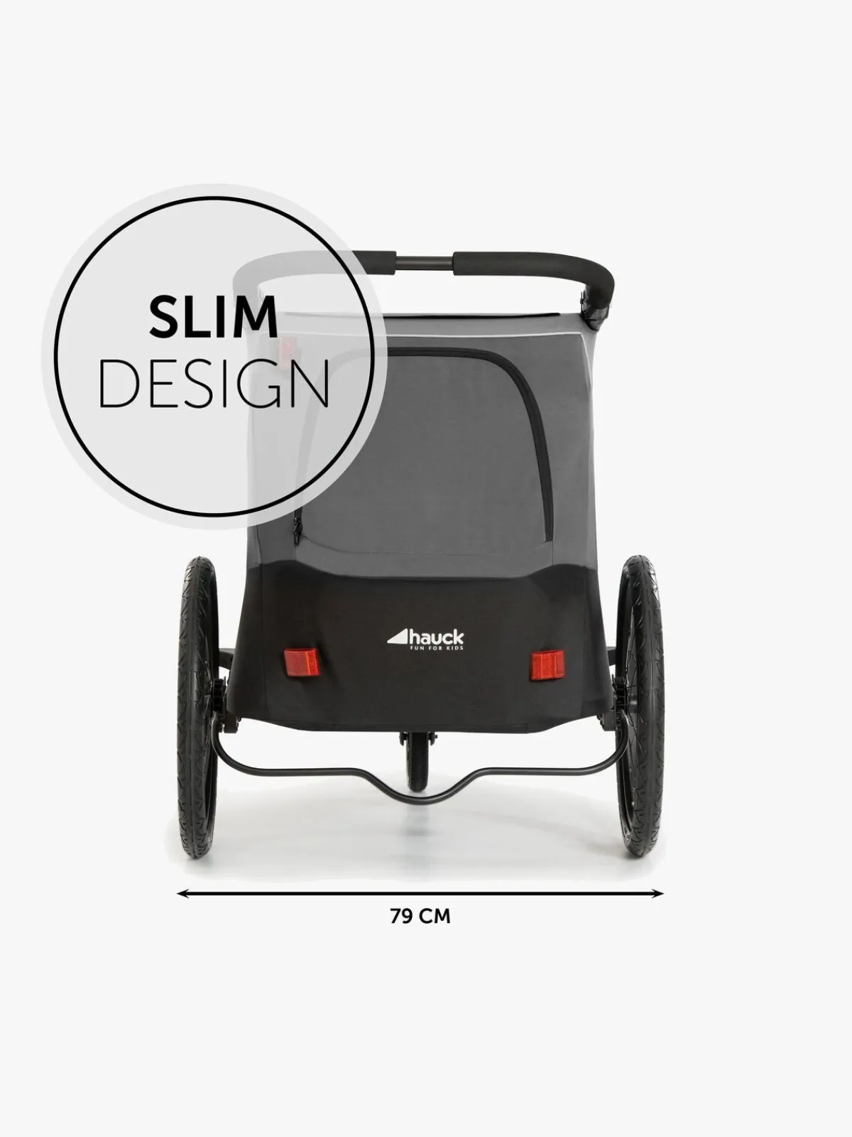 Hauck Aktivitetsvogne>Dryk Duo Cykelanhænger, Grey