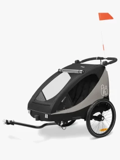 Hauck Dryk Duo Plus Cykelanhænger, Black