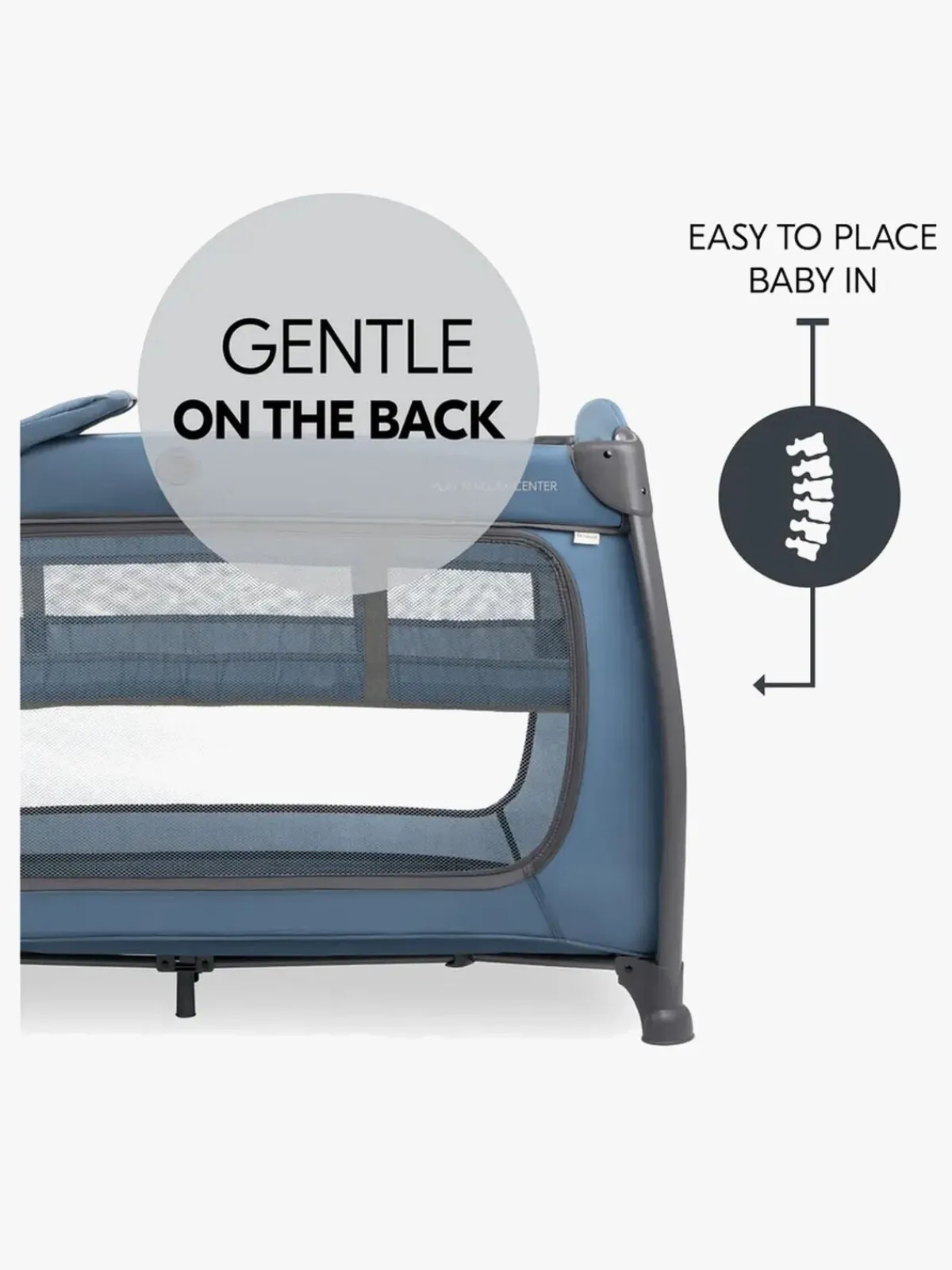 Børn Hauck Play N Relax Center Weekendseng, Dark Blue