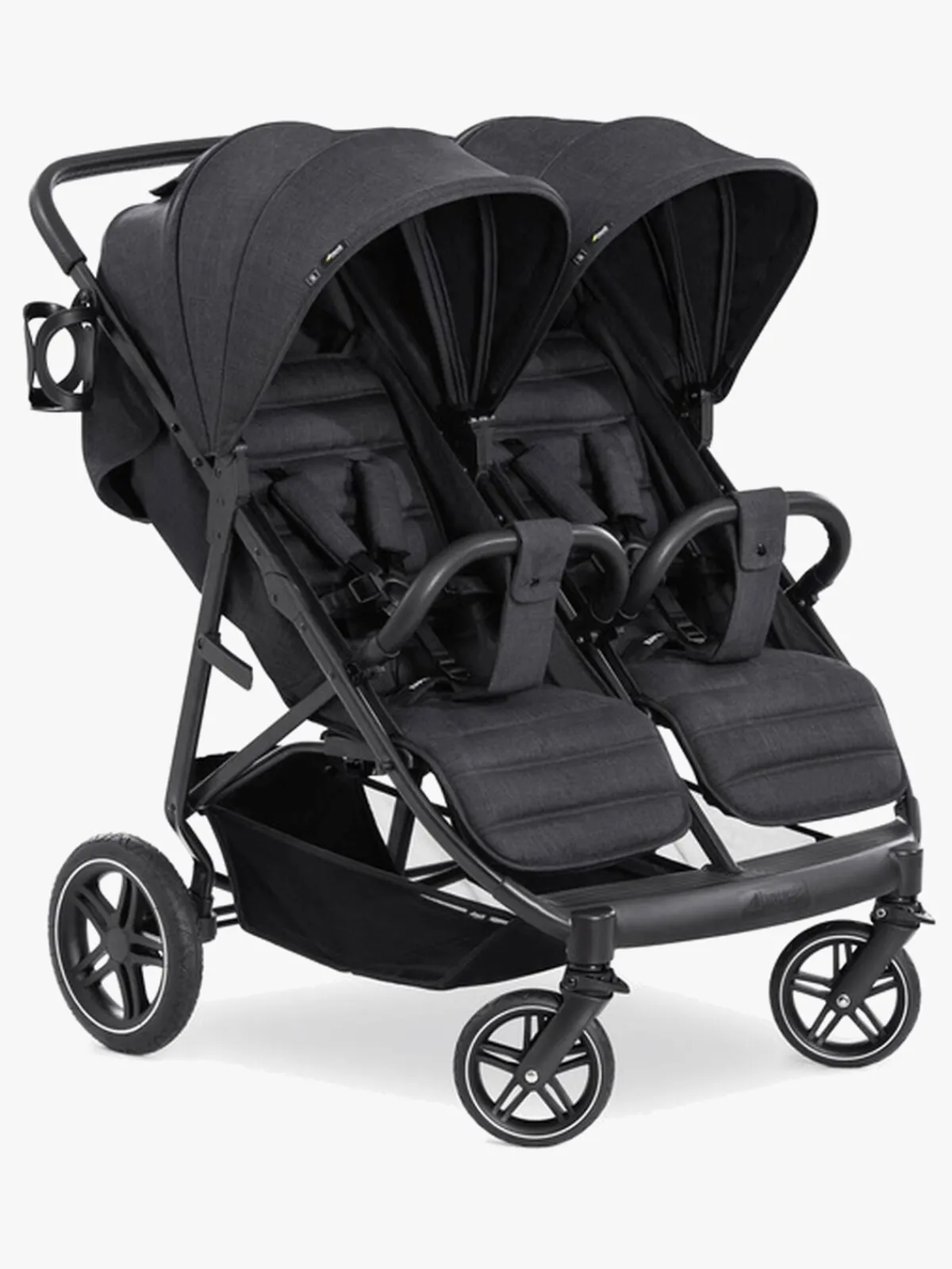 Hauck Tvillingevogne>Uptown Duo Tvillingevogn, Melange Black