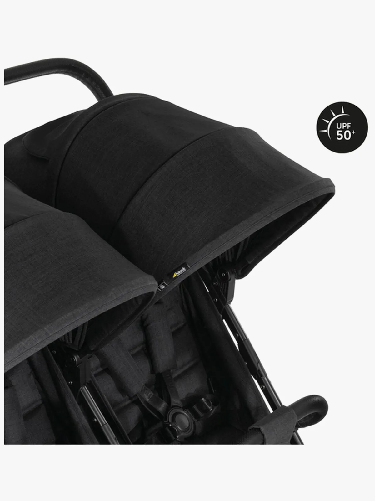 Hauck Tvillingevogne>Uptown Duo Tvillingevogn, Melange Black