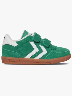 Børn Hummel Victory Suede II Infant Sneakers, Pepper Green
