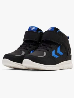 Børn Hummel X-Light 2.0 Mid Tex Jr Sneakers, Black/Blue