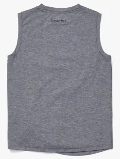 Hyperfied Sportstøj*Jersey Knot Tank Top, Grey Melange Grå