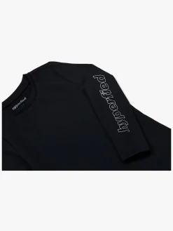 Hyperfied Sportstøj*Jersey Logo Long Sleeve Top, Anthracite Grå/Sort