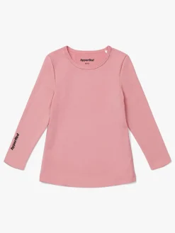 Hyperfied Sportstøj*Long Sleeve Logo Top, Blush Lyserød