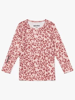 Hyperfied Long Sleeve Logo Top, Pink Leo