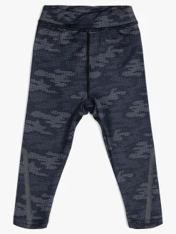 Hyperfied Running Tights, Grey Camo