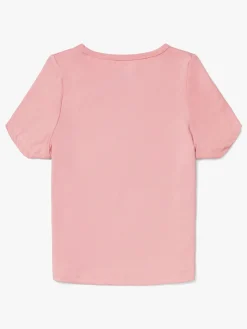 Hyperfied Short Sleeve Logo Top, Blush