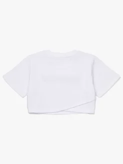 Hyperfied Sportstøj*Short Sleeve Logo Sweatshirt, Snow White Hvid