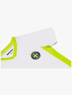 Hyperfied Sportstøj*V-Neck Neo Logo T-Shirt, Bright White Hvid/Gul