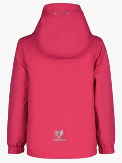 Børn Icepeak Overtøj>Jal Skaljakke, Tranbärsröd