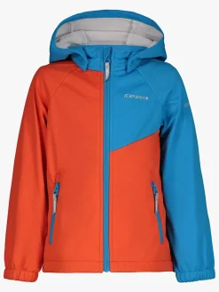 Børn Icepeak Overtøj>Jenett Softshelljakke, Koralrød