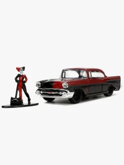 JadaToys Jada Toys DC Comics Bil med Figur Harley Quinn & 1957 Chevy Bel Air 1:32