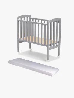 JLY Børnesenge & Tilbehør*Dream Tremmeseng inkl. NG Baby Madras 40x84, Grå