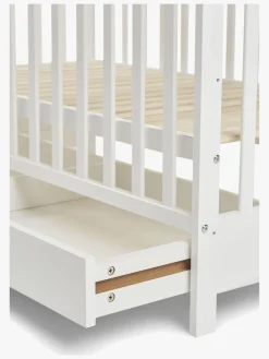 JLY Børnesenge & Tilbehør*Heaven Tremmeseng med Opbevaringsboks, Hvid