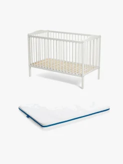 JLY Børnesenge & Tilbehør*MAJA Dream Tremmeseng inkl 3D-madras 60x120, Hvid