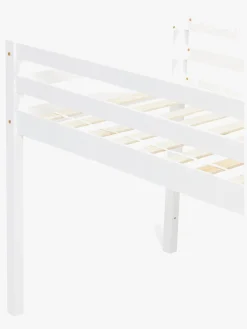 JLY Børnesenge & Tilbehør*PIRAT Dream Juniorseng m. Sengegardin & Madras 90x190, Hvid