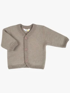 Joha Uldtøj|Overdele*Cardigan Merinould, Sesame Mel Brun