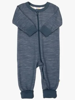 Børn Joha Flyverdragt Merinomix, Dark Denim