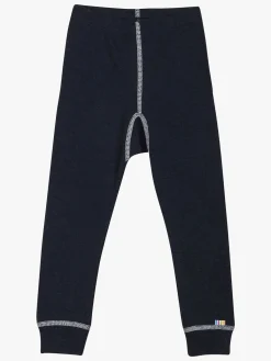 Børn Joha Underdele>Leggings Uld/Silke, Marineblå