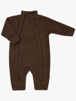 Børn Joha Uldtøj|Flyverdragter>Ulddragt Merino, Dark Brown