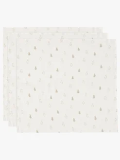 Jollein Happy Miffy Tæppe/ Stofble i Musselin 3-pak, Nougat