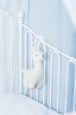 Jollein Babylegetøj>Lama Spilledåse, Off-White