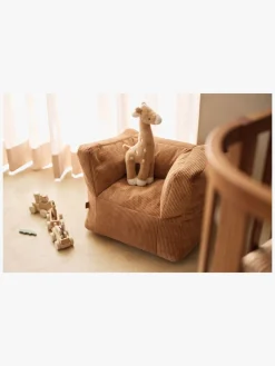 Jollein Børnemøbler*Sækkestol Kraftig Fløjl, Caramel Brun