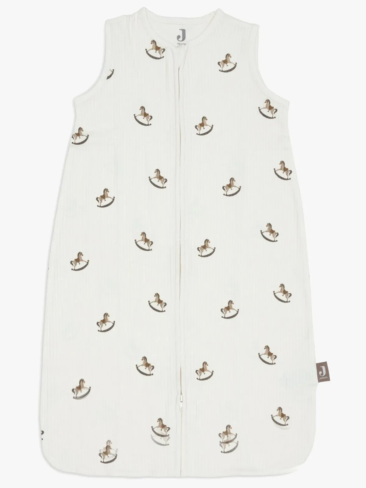 Børn Jollein Børnesenge & Tilbehør>Sovepose Jersey Ribkant 70 cm, Nostalgic Ride