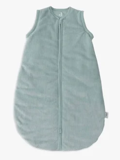 Børn Jollein Børnesenge & Tilbehør>Sovepose med Aftagelig Ærmer Rundt 90 cm, Rib Sea Green
