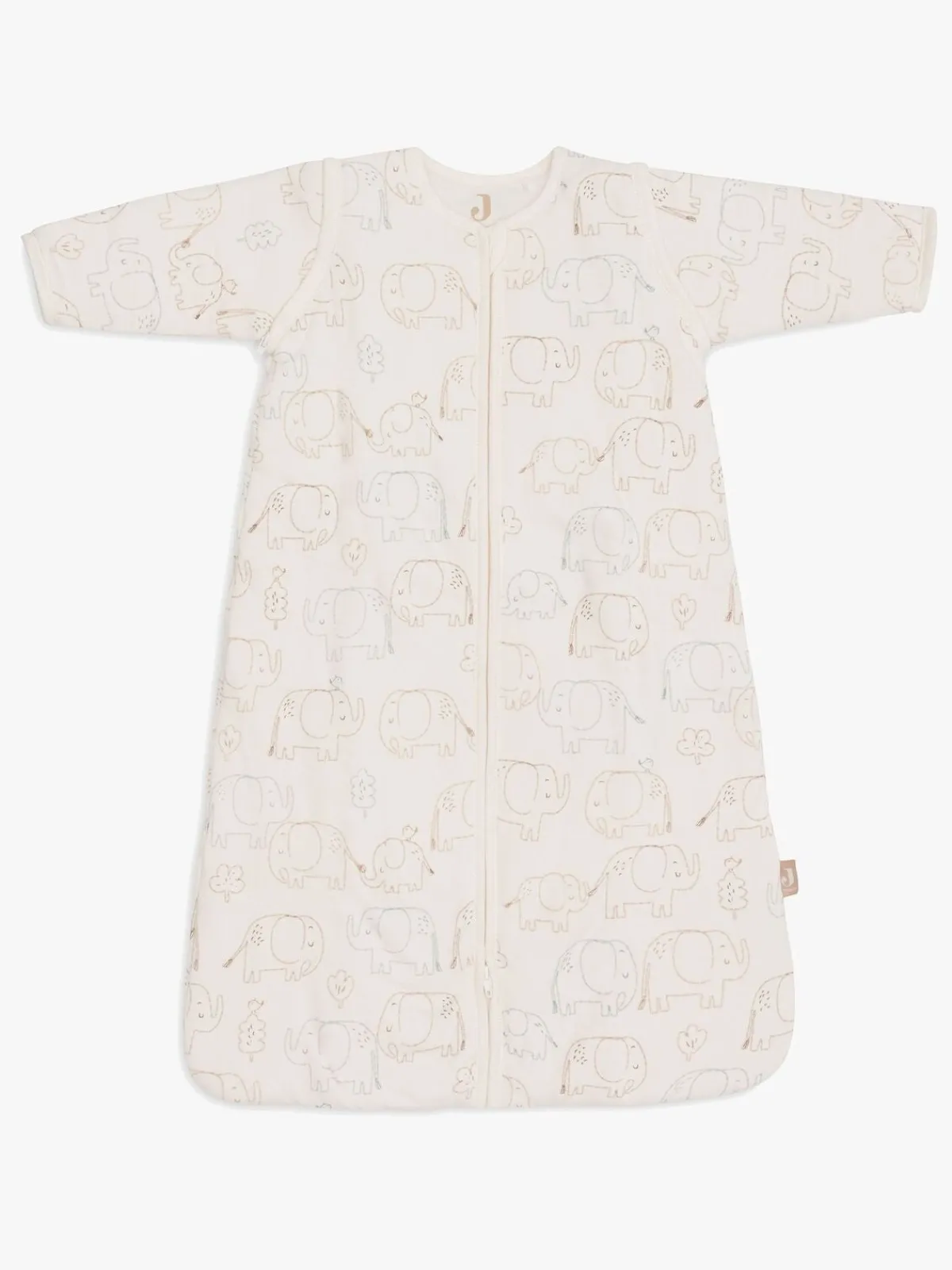 Børn Jollein Sovepose med Aftagelig Ærmer 90 cm, Elephant Tales
