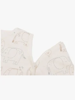 Børn Jollein Sovepose med Aftagelig Ærmer 90 cm, Elephant Tales