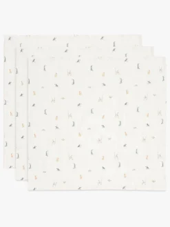 Jollein Stofbleer, Nusseklude & Babytæpper>Tæppe/ Stofble i Musselin 3-pak, Jungle Jambo