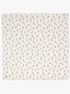 Jollein Tæppe/ Stofble i Musselin 115x115 cm 2-pak, Tiny Park