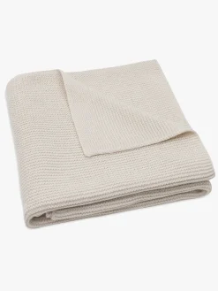 Børn Jollein Tæppe 75x100 cm Basic Knit, Oatmeal