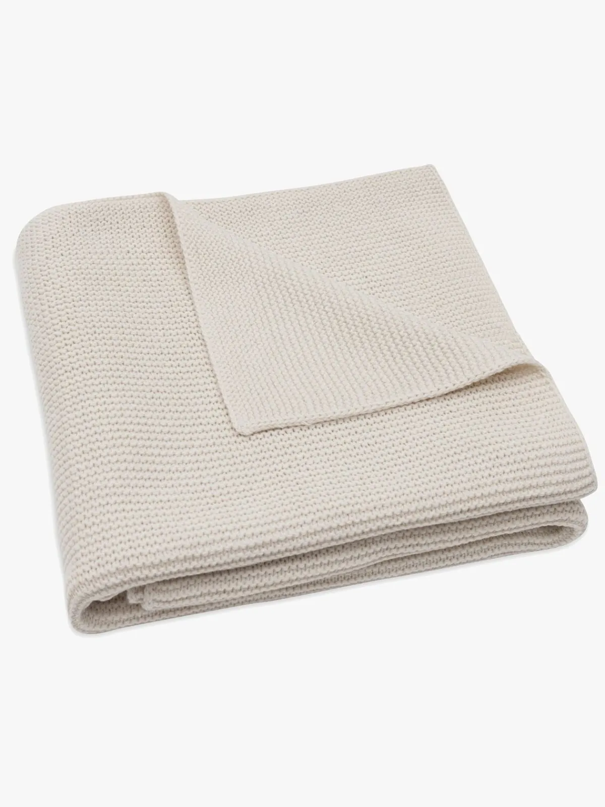 Børn Jollein Tæppe 75x100 cm Basic Knit, Oatmeal