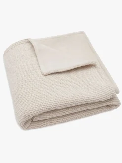 Jollein Interiør*Tæppe 75x100 cm Basic Knit/Velvet, Oatmeal