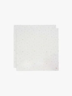 Jollein Stofbleer, Nusseklude & Babytæpper>Tæpper/ Stofbleer i Musselin Lovely Birds 2-pak, Multifarvet