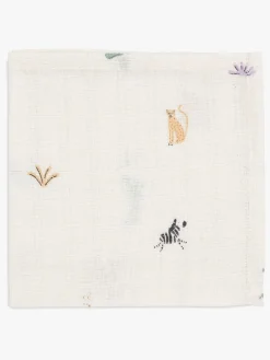 Jollein Pleje & Hygiejne>Vaskeklude Musselin 3-pak, Jungle Jambo