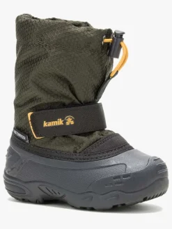 Børn Kamik Finley 2 T Vinterstøvler, Dark Olive