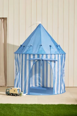 KidsConcept Legetelte & -Tunneler></noscript>Kids Concept Stribet Legetelt, Blå