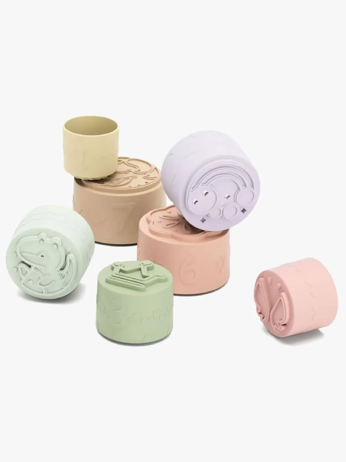 Kinder and Kids Babylegetøj>Stableklodser 7-pack