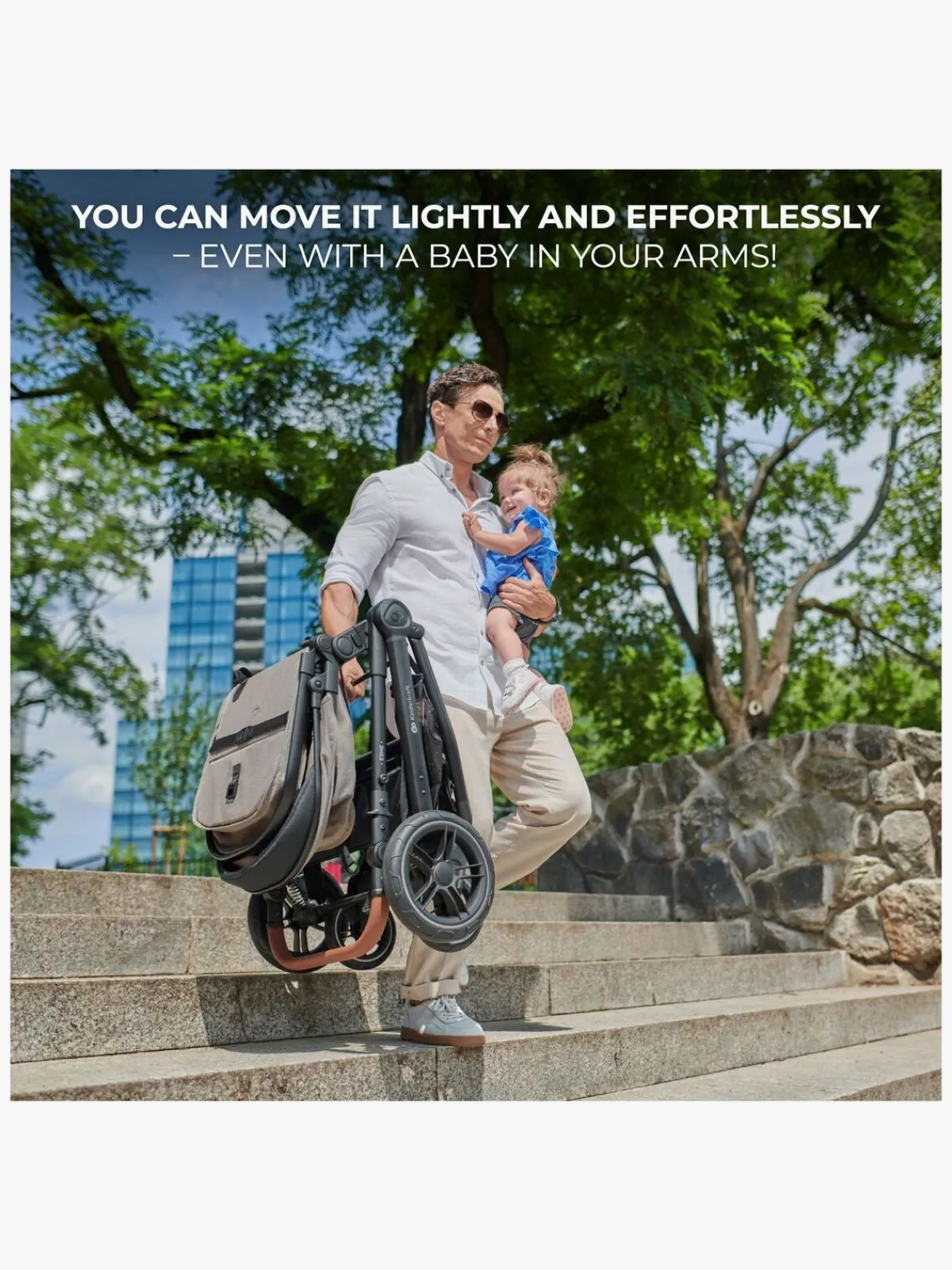 Kinderkraft ESME 2-in-1 Duovogn, Sand