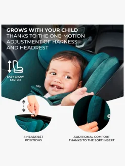 Kinderkraft I-CARE i-Size Autostol Baby, Graphite Black