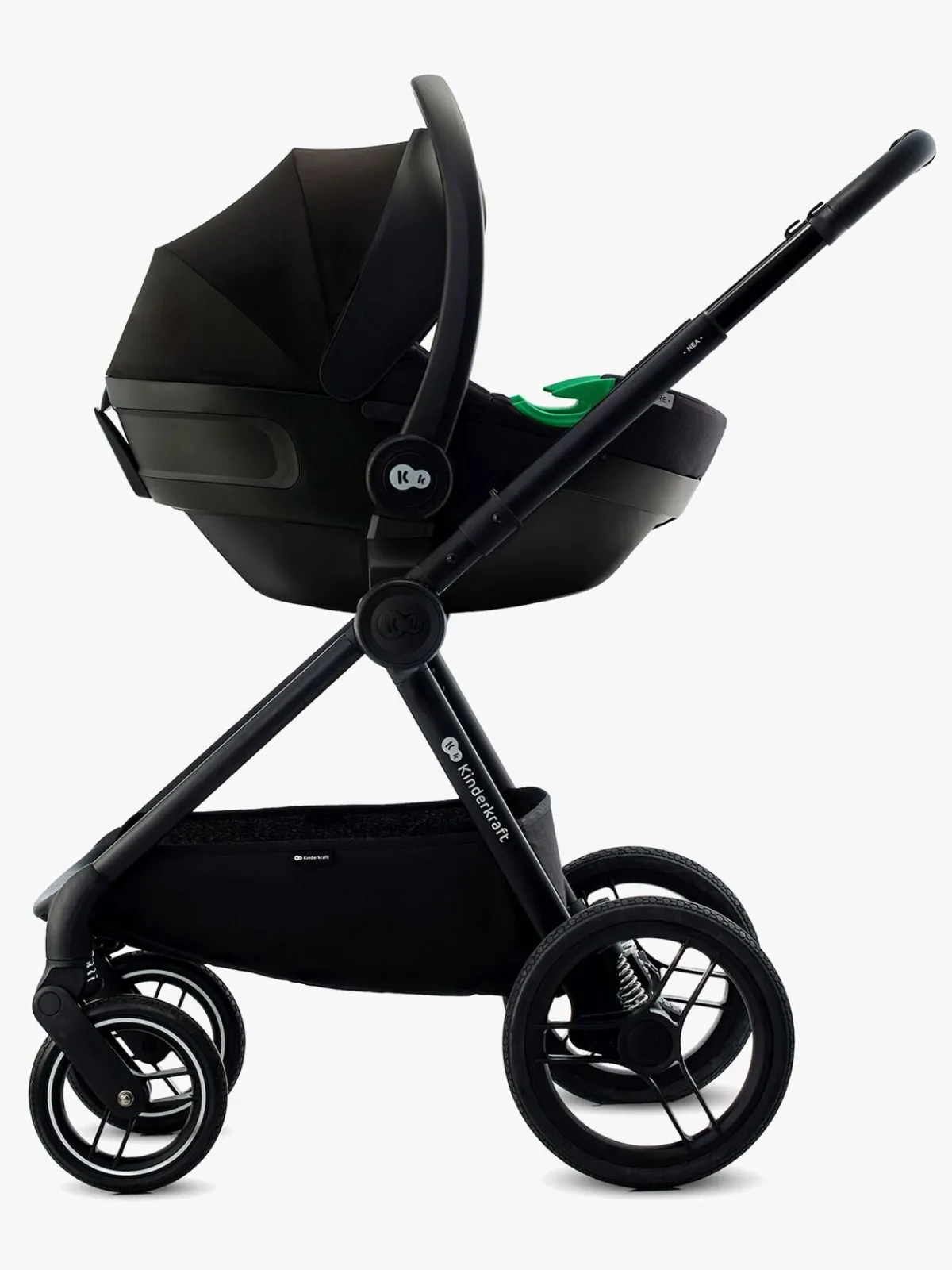 Kinderkraft I-CARE i-Size Autostol Baby, Graphite Black